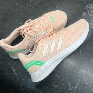 Adidas Runfalcon 2.0 W Pink and Green Sneakers